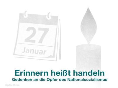 Grafik: Rinke // Gedenktag der Opfer des Nationalsozialismus