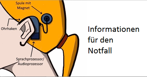 Wichtige Notfall-Informationen zu CI-Sprachprozessoren und Hörgeräte