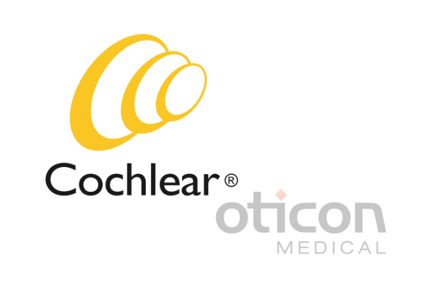 Logos Cochelar und Oticon-Medical